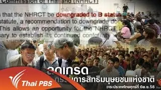ลดเกรดกรรมการสิทธิมนุษยชนแห่งชาติ