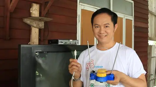 เสาหนวดกุ้งกับทีวีดิจิตอล
