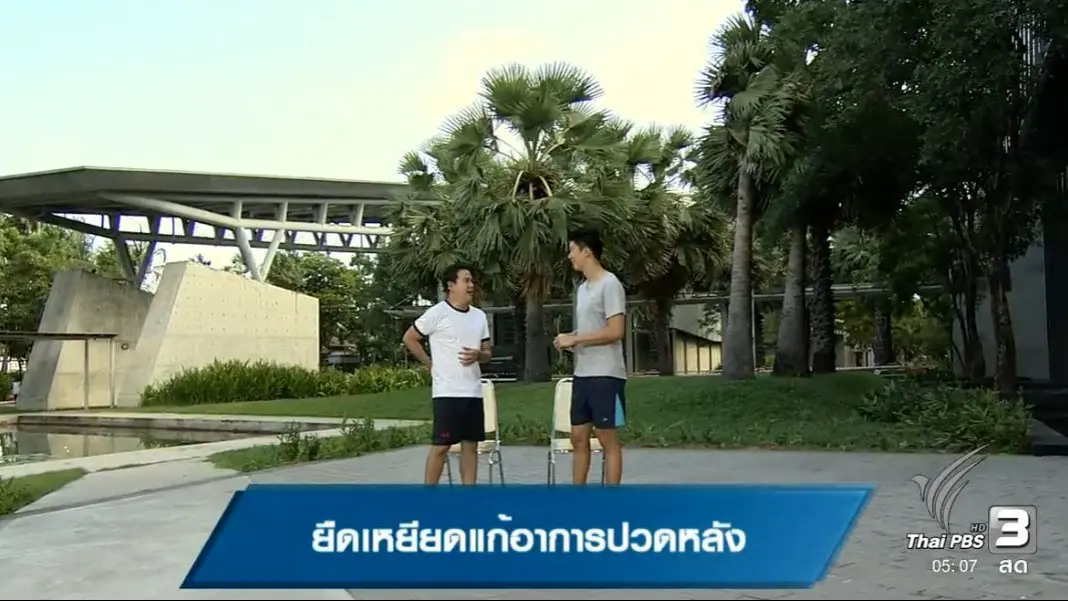 ยืดเหยียดแก้อาการปวดหลัง