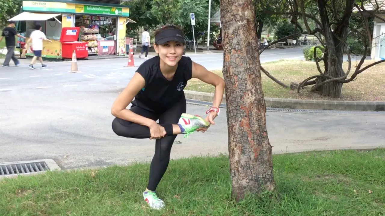 สาวนักวิ่งขาแรง
