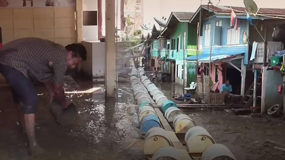 น้ำท่วมนาน 3 เดือน บ้านพัง อ.ป่าโมก จ.อ่างทอง​