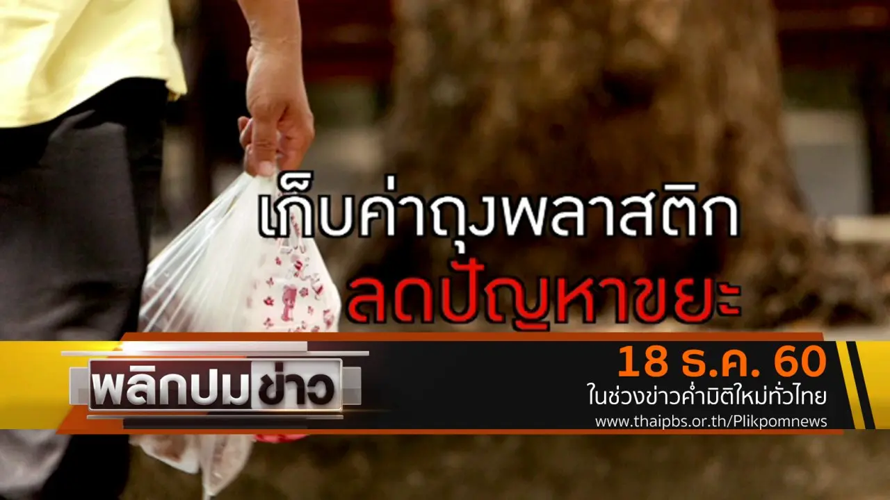 เก็บค่าถุงพลาสติกลดปัญหาขยะ