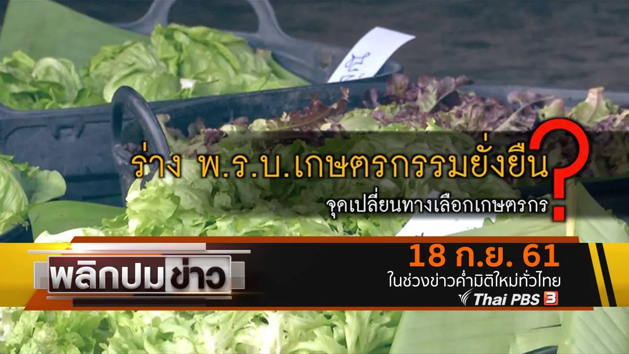 ร่าง พ.ร.บ.เกษตรกรรมยั่งยืน จุดเปลี่ยนทางเลือกเกษตรกร