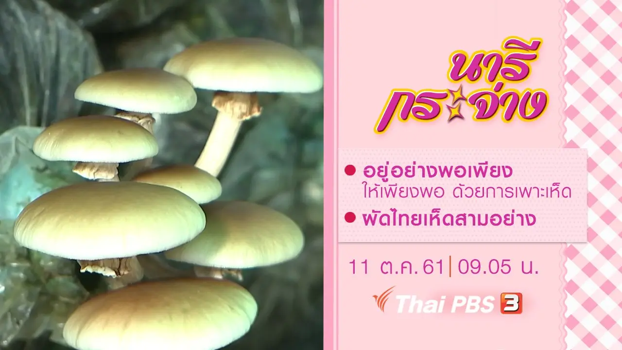 อยู่อย่างพอเพียงให้เพียงพอ ด้วยการเพาะเห็ด, ผัดไทยเห็ดสามอย่าง