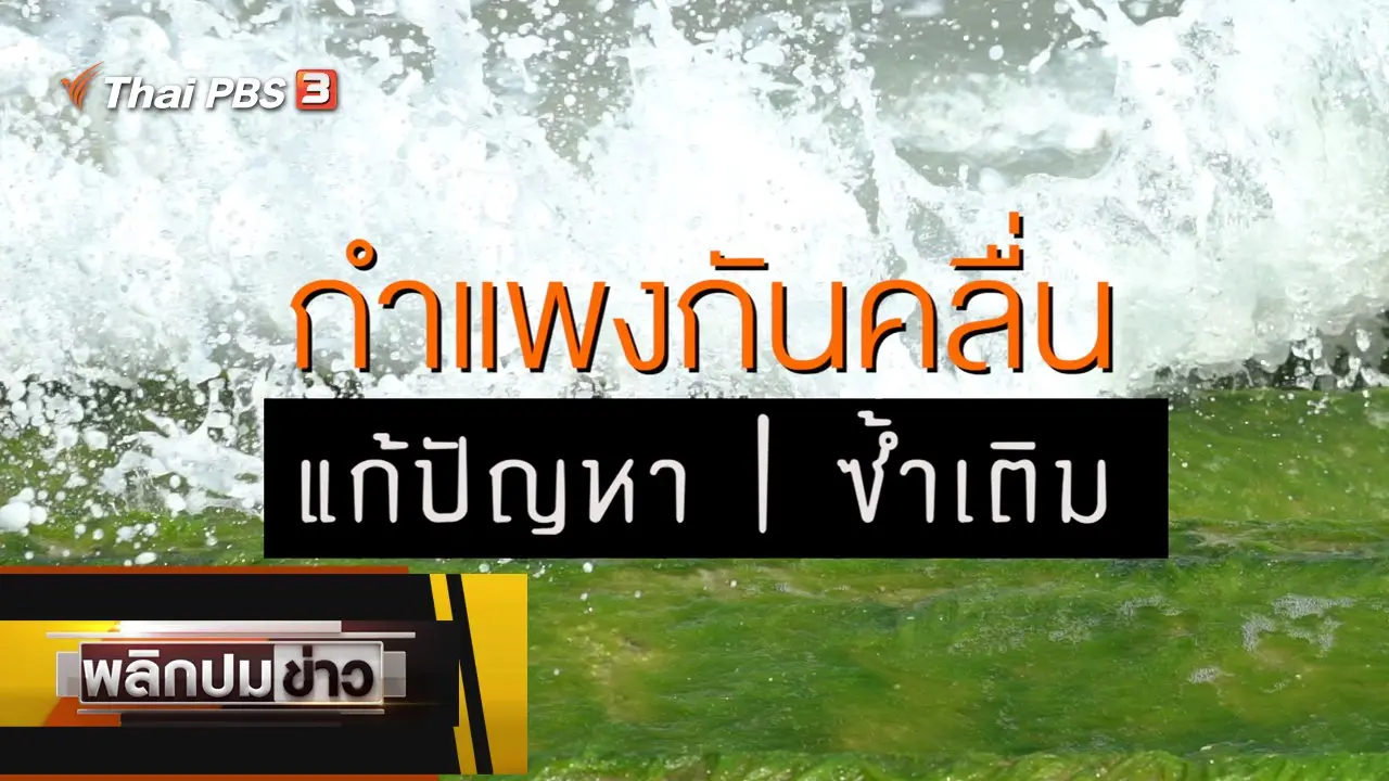 กำแพงกันคลื่น แก้ปัญหา ซ้ำเติม