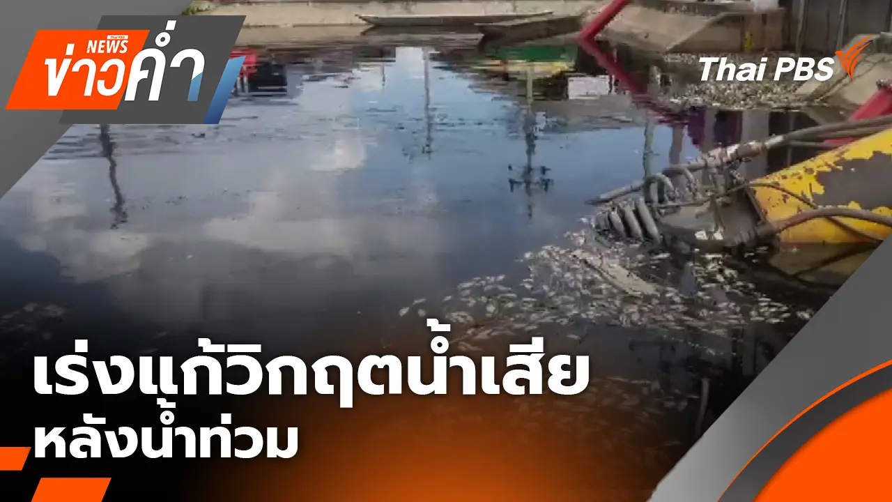 เร่งแก้วิกฤตน้ำเสียหลังน้ำท่วม