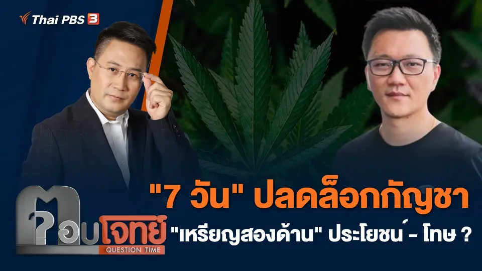"7 วัน" ปลดล็อกกัญชา "เหรียญสองด้าน" ประโยชน์-โทษ ?