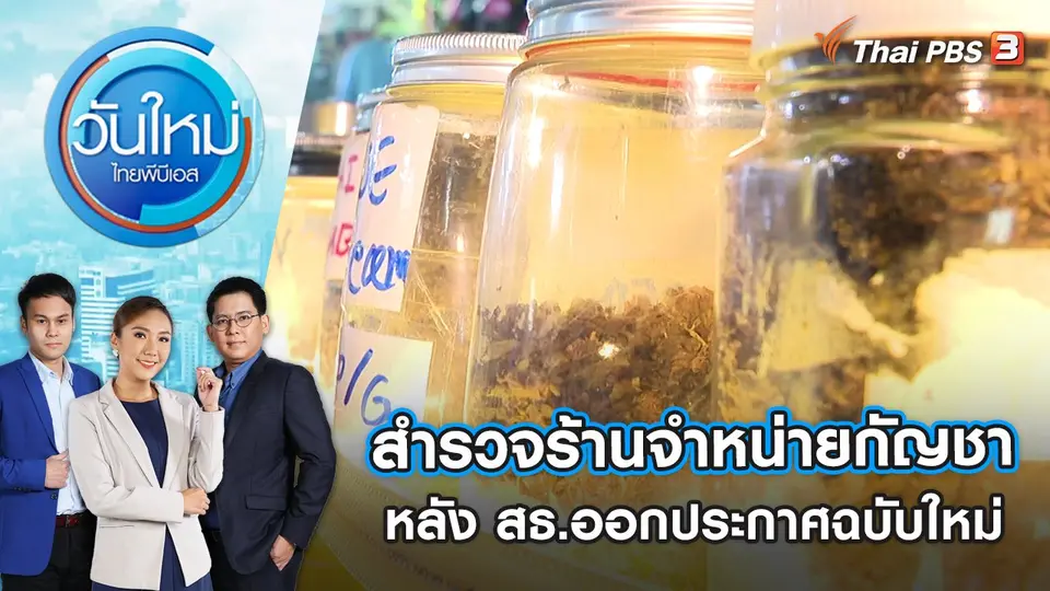 สำรวจร้านจำหน่ายกัญชาถนนข้าวสาร หลัง สธ.ออกประกาศฉบับใหม่ | วันใหม่ ไทยพีบีเอส | 28 พ.ย. 65