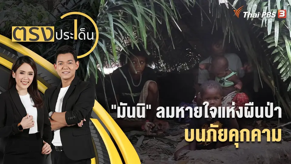 "มันนิ" ลมหายใจแห่งผืนป่า บนภัยคุกคาม | ตรงประเด็น | 26 ก.ค. 65