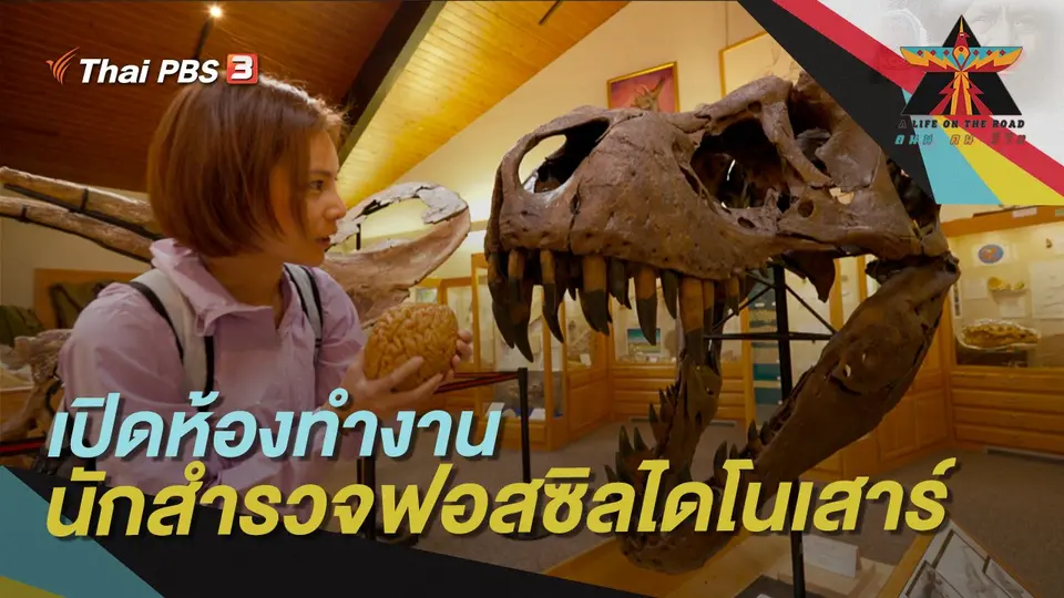 เปิดห้องทำงานนักสำรวจฟอสซิลไดโนเสาร์