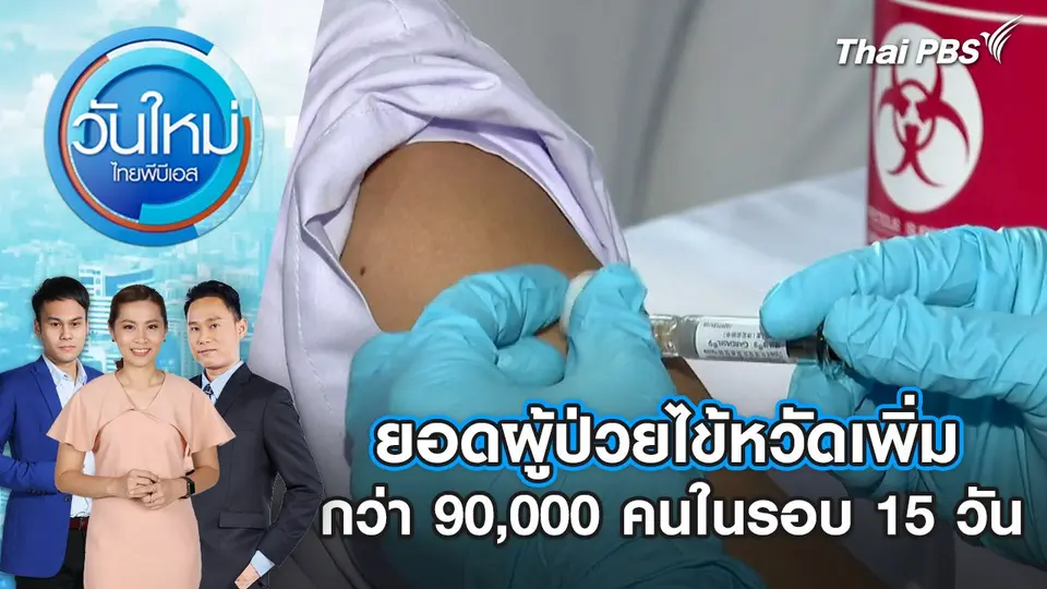 ยอดผู้ป่วยไข้หวัดเพิ่มกว่า 90,000 คนในรอบ 15 วัน | 17 ก.พ. 68