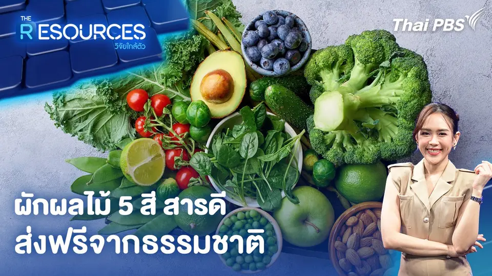 ผักผลไม้ 5 สี สารดี ส่งฟรีจากธรรมชาติ