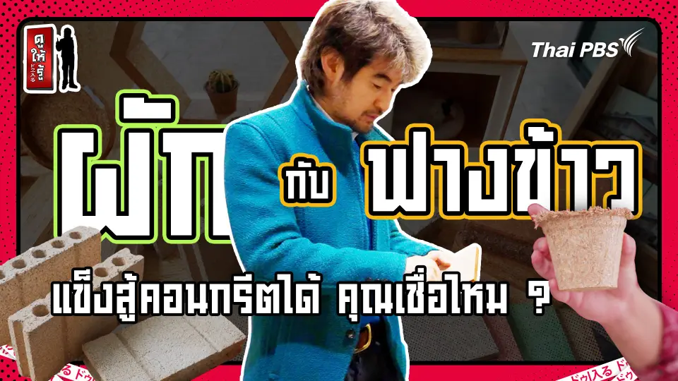 ผักกับฟางข้าวแข็งสู้คอนกรีตได้ คุณเชื่อไหม ?