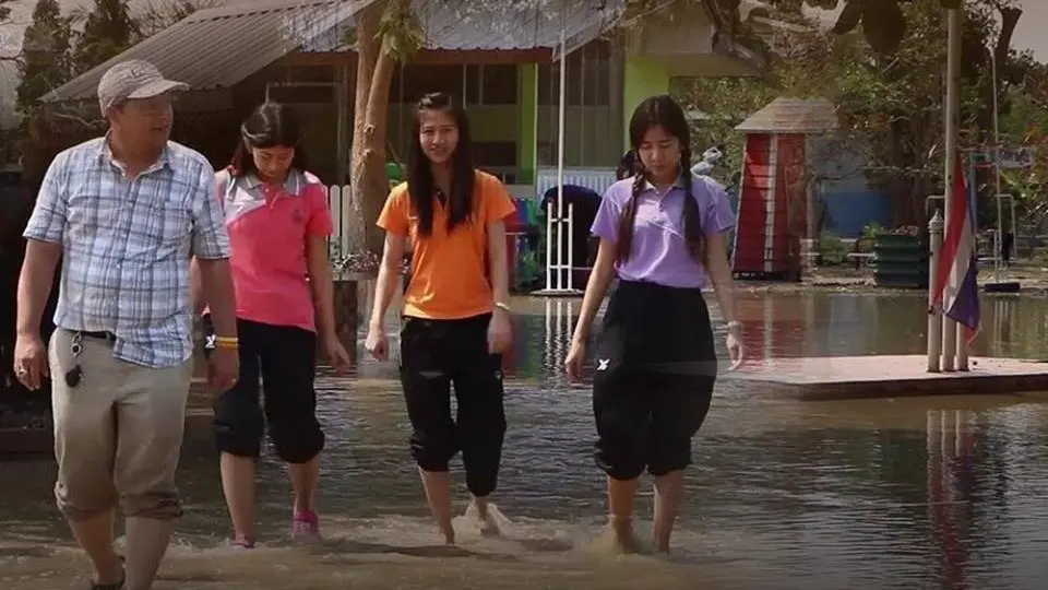 พายุพัดบ้านพัง น้ำท่วมโรงเรียน อ.บางระกำ จ.พิษณุโลก