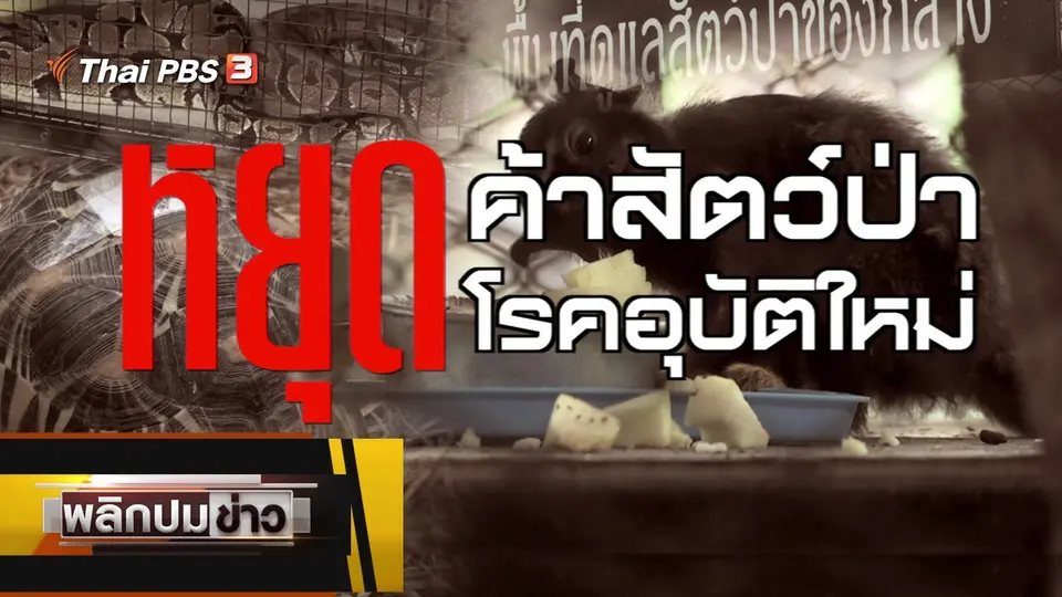 หยุดค้าสัตว์ป่า หยุดโรคอุบัติใหม่