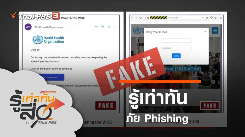 รู้เท่าทันภัย Phishing