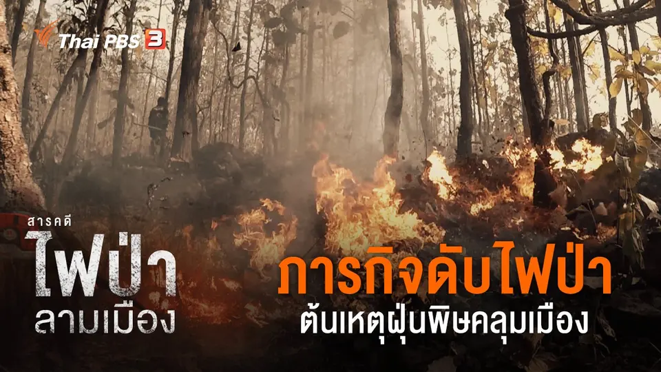 ภารกิจดับไฟป่า ต้นเหตุฝุ่นพิษคลุมเมือง