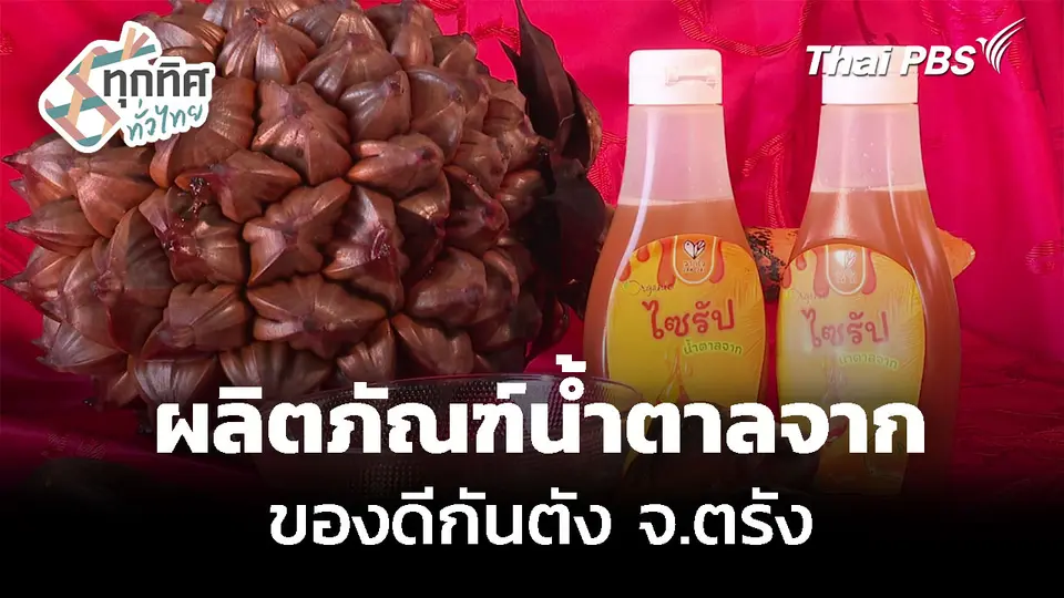 ผลิตภัณฑ์น้ำตาลจาก ของดีกันตัง จ.ตรัง