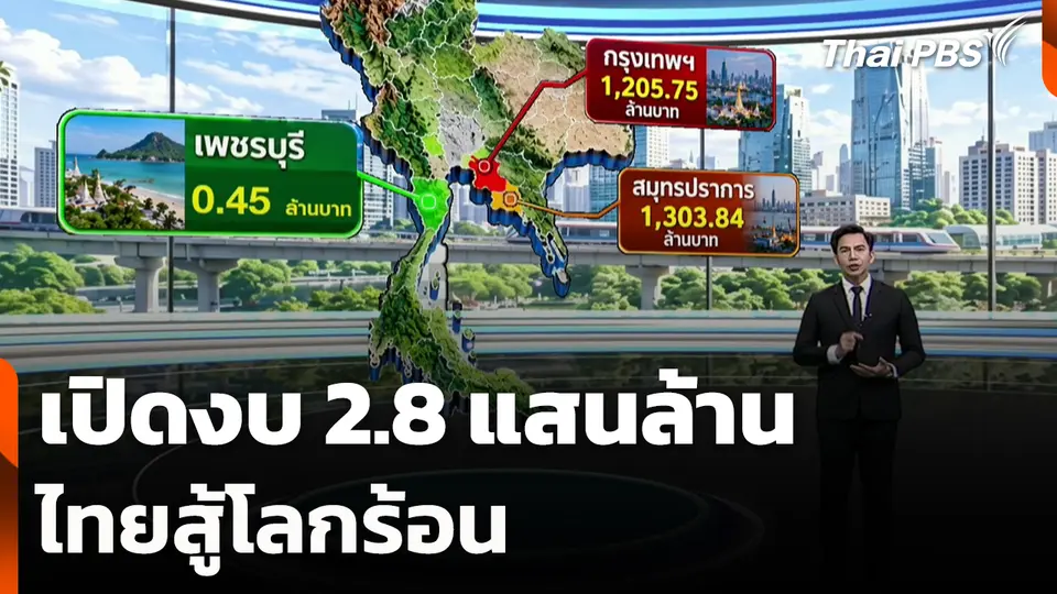 เปิดงบ 2.8 แสนล้าน ไทยสู้โลกร้อน