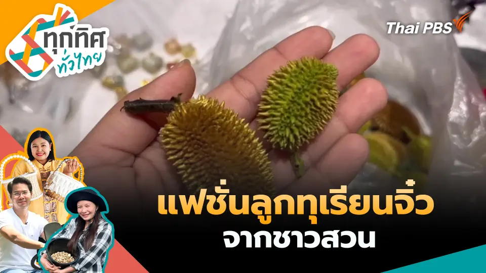 แฟชั่นลูกทุเรียนจิ๋วจากชาวสวน