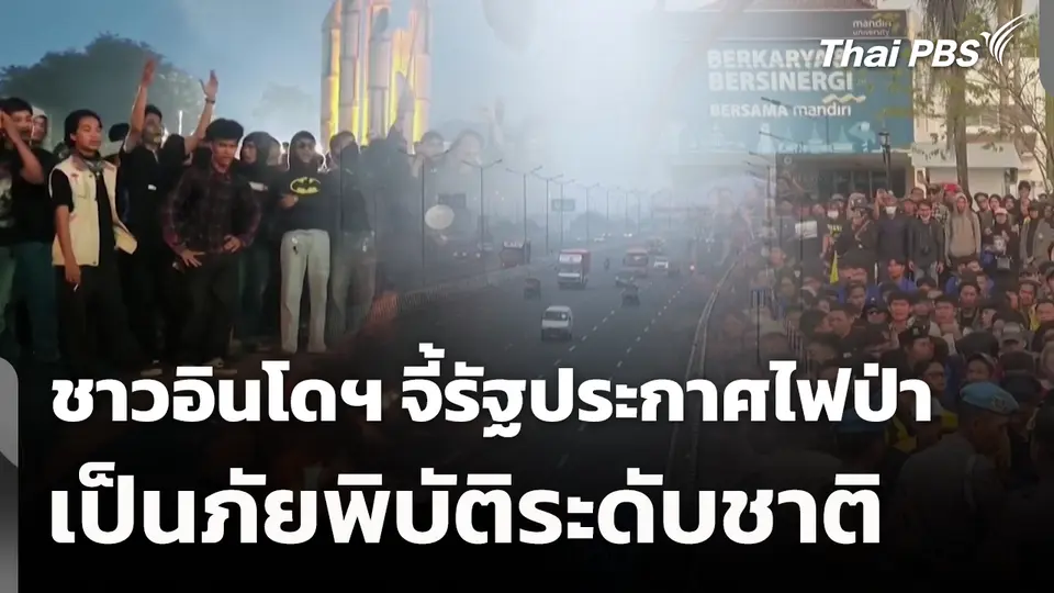 ชาวอินโดฯ จี้รัฐประกาศไฟป่าเป็นภัยพิบัติระดับชาติ