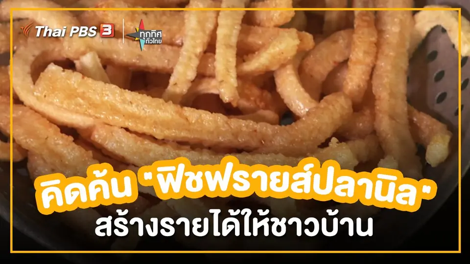 ​อาชีพทั่วไทย :  มรภ.บ้านสมเด็จฯ คิดค้น "ฟิชฟรายส์ปลานิล"