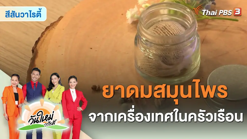 ​สีสันวาไรตี้ : ยาดมสมุนไพรจากเครื่องเทศในครัวเรือน