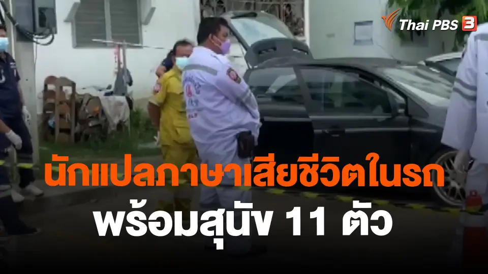 ​นักแปลภาษาเสียชีวิตในรถพร้อมสุนัข 11 ตัว