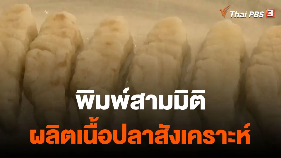 พิมพ์สามมิติผลิตเนื้อปลาสังเคราะห์