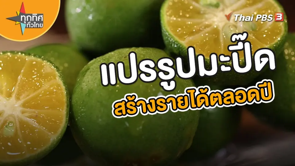 ​อาชีพทั่วไทย : แปรรูปมะปี๊ดสร้างรายได้ตลอดปี