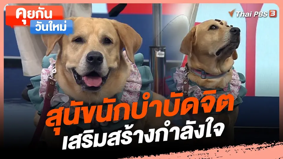 คุยกันวันใหม่ : สุนัขนักบำบัดจิต เสริมสร้างกำลังใจ
