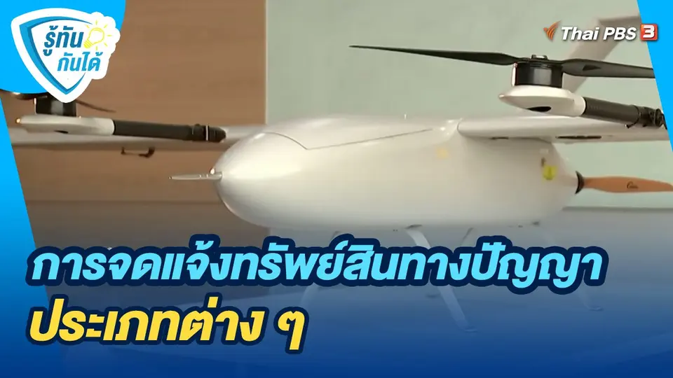 รู้ทันกันได้ : การจดแจ้งทรัพย์สินทางปัญญาประเภทต่าง ๆ