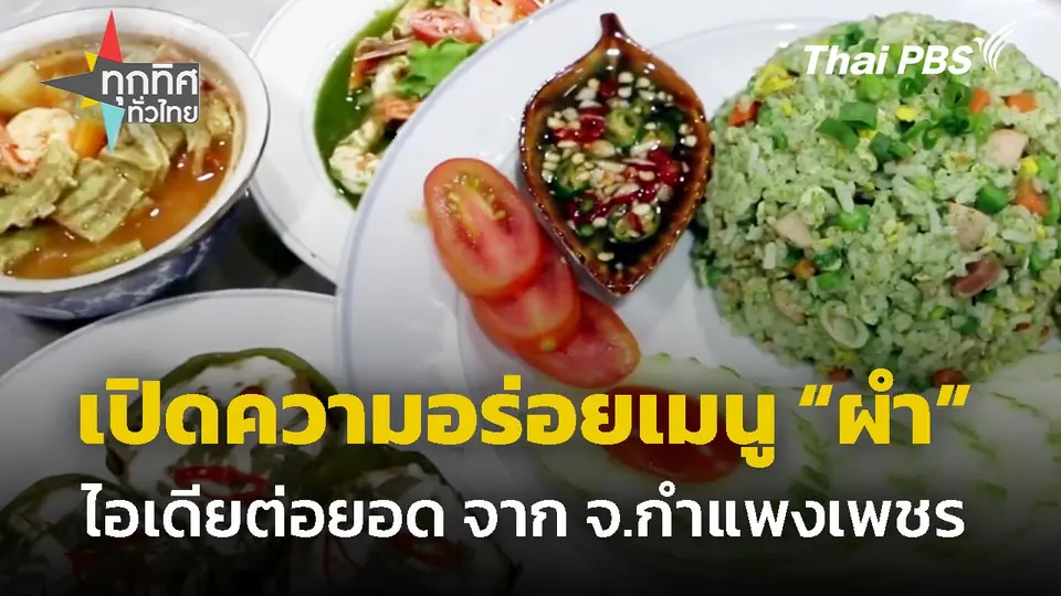 เปิดความอร่อยผำสารพัดเมนู จ.กำแพงเพชร