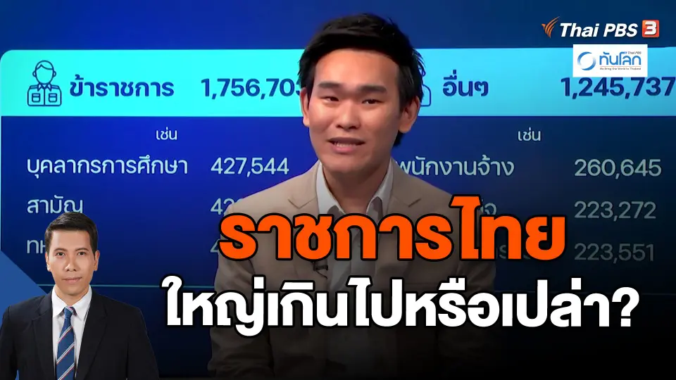 ​ทันโลก 101 : ราชการไทยใหญ่เกินไปหรือเปล่า?
