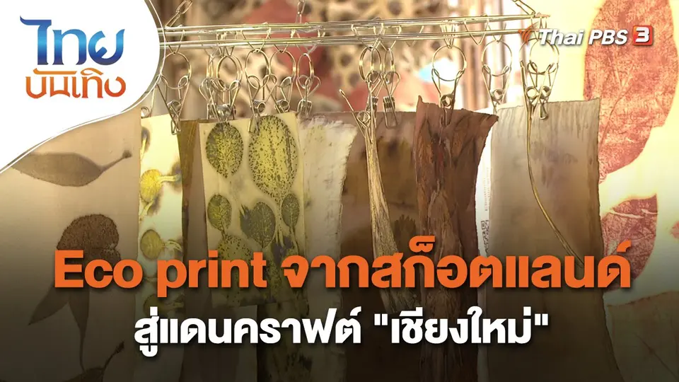​หัวใจในลายผ้า : Eco print จากสก็อตแลนด์สู่แดนคราฟต์ "เชียงใหม่"