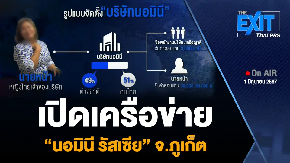 เปิดเครือข่าย “นอมินี รัสเซีย” จ.ภูเก็ต