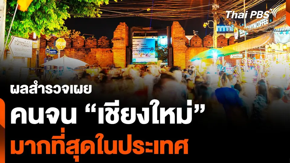 ผลสำรวจเผย คนจน “เชียงใหม่” มากที่สุดในประเทศ