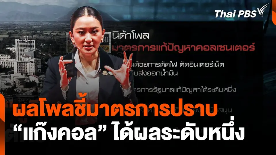 ผลโพลชี้มาตรการปราบ "คอลเซนเตอร์" ได้ผลระดับหนึ่ง