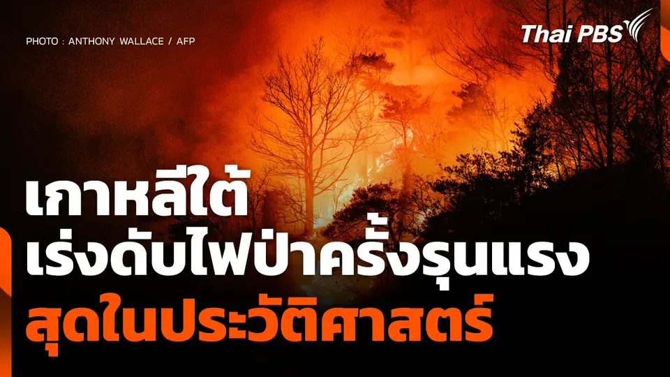 เกาหลีใต้เร่งดับไฟป่าครั้งรุนแรงสุดในประวัติศาสตร์
