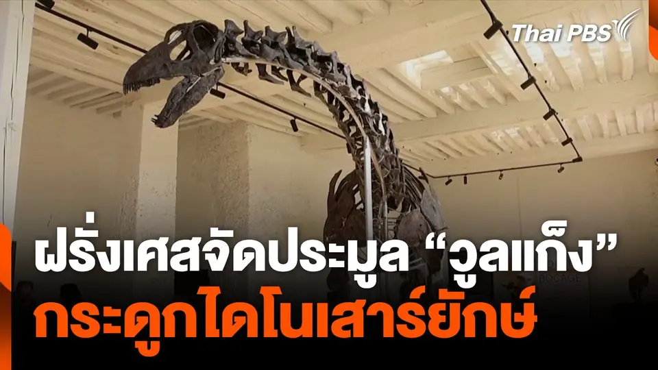 ฝรั่งเศสจัดประมูล "วูลแก็ง"กระดูกไดโนเสาร์ยักษ์