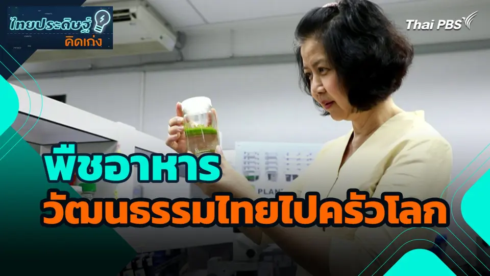 พืชอาหารวัฒนธรรมไทยไปครัวโลก