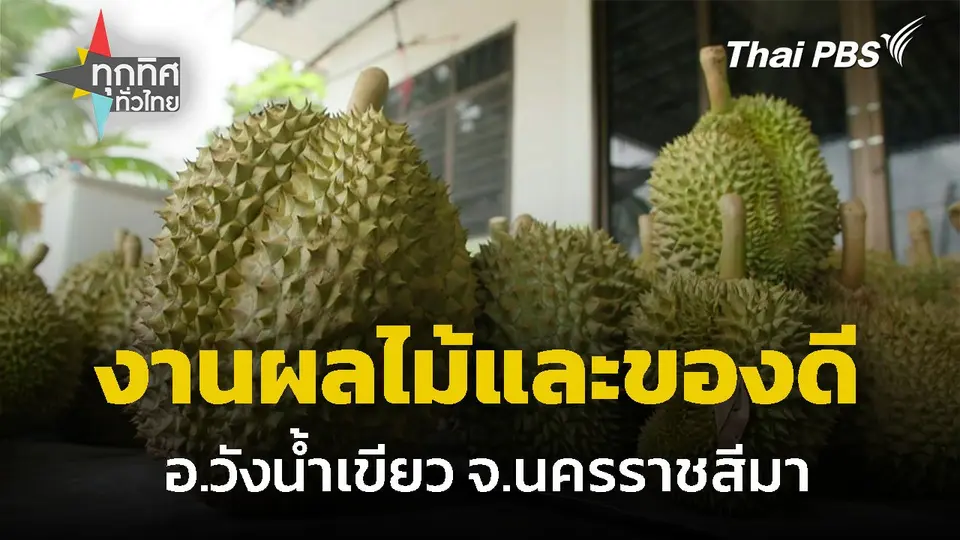 งานผลไม้และของดี อ.วังน้ำเขียว จ.นครราชสีมา