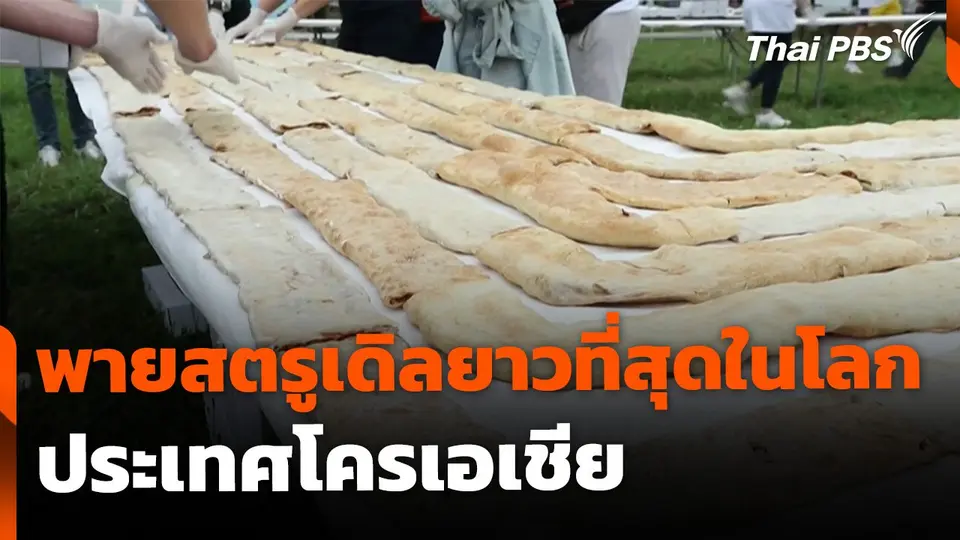 พายสตรูเดิลยาวที่สุดในโลก ประเทศโครเอเชีย