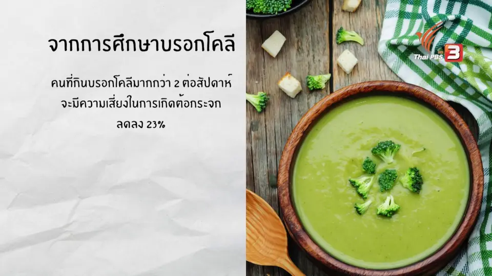 อาหารเป็นยา : บรอกโคลี