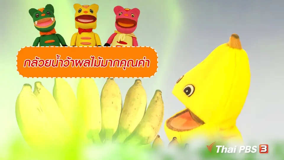 เกร็ดน่ารู้กับตาต้าตีตี้โตโต้ : กล้วยน้ำว้าผลไม้มากคุณค่า