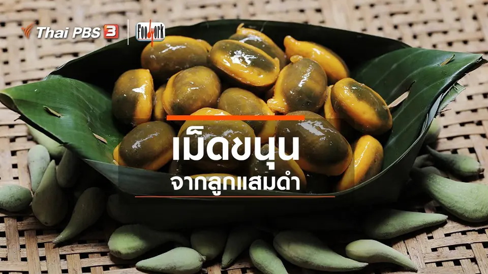 เม็ดขนุนจากลูกแสมดำ