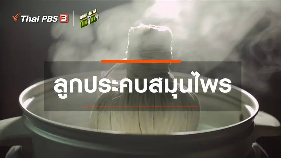 สูตรลับออนไลน์ : ลูกประคบสมุนไพร