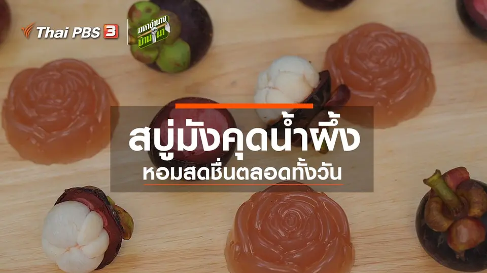 สูตรลับฉบับบ้านนา : สบู่มังคุดน้ำผึ้ง