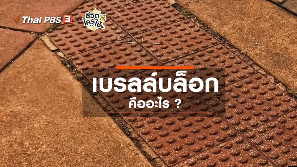 เรียนรู้โลกของคนพิการ : เบรลล์บล็อกคืออะไร ?
