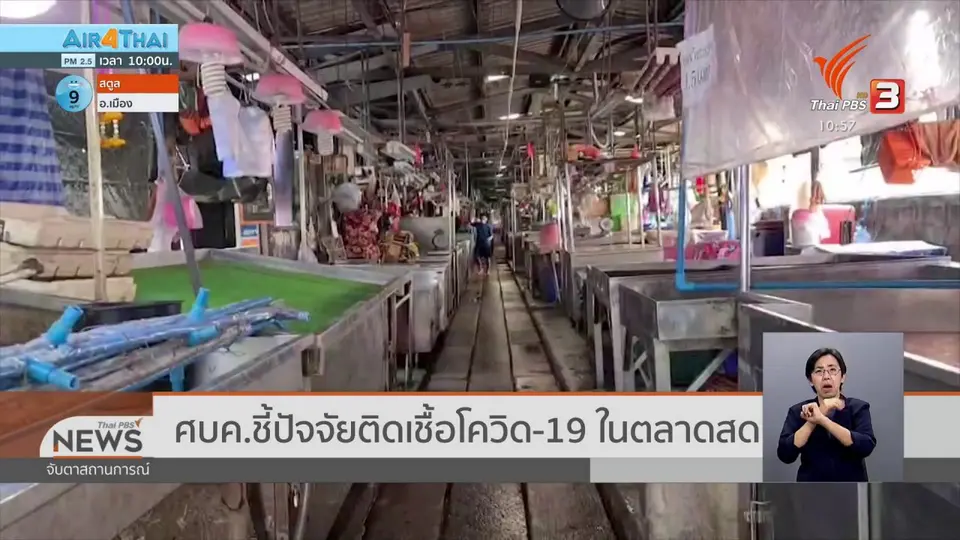 ​ศบค.ชี้ปัจจัยติดเชื้อโควิด-19 ในตลาดสด